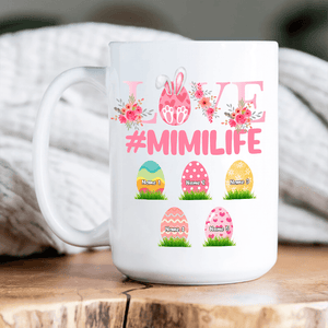 Personalized Love Grandma Easter Mug - Gift for Grandma/Nana/Mimi, Mom, Wife, Grandparent - Suzitee Store