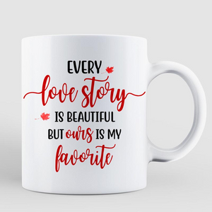 Couple Valentine Car And Tree - Personalized Mug - Gift For Him For Her, Couples, Valentine's Day