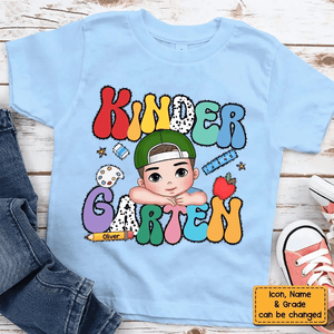 Kids Back to School, First Day Of School Kid - Personalized Custom Youth Shirt - Back To School Gift For Student Kids, Son, Daughter