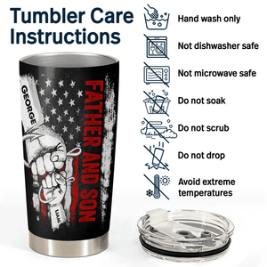 We Hooked The Best Dad Raised Fist Bump - Personalized Custom 20oz Fat Tumbler Cup - Father's Day Funny Gift for Dad, Grandpa, Daddy, Dada, Husband, Fishing, Reel Cool Dad - Suzitee Store