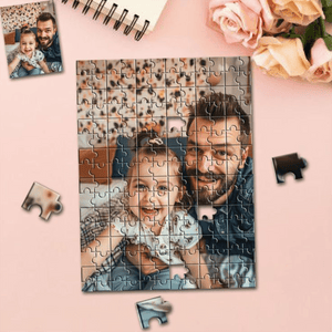 Custom Photo Puzzle Set -  Personalized Family Gift For Couples, Friends, Valentine, Anniversary, Husband Wife, Her/Him, Grandma/Grandpa, Grandparent