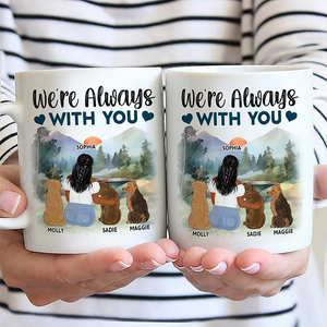 A Bond That Can't Be Broken - Personalized Custom Mug - Gift For Dog Lovers, Pet Lovers, Dog Mom, Dog Dad