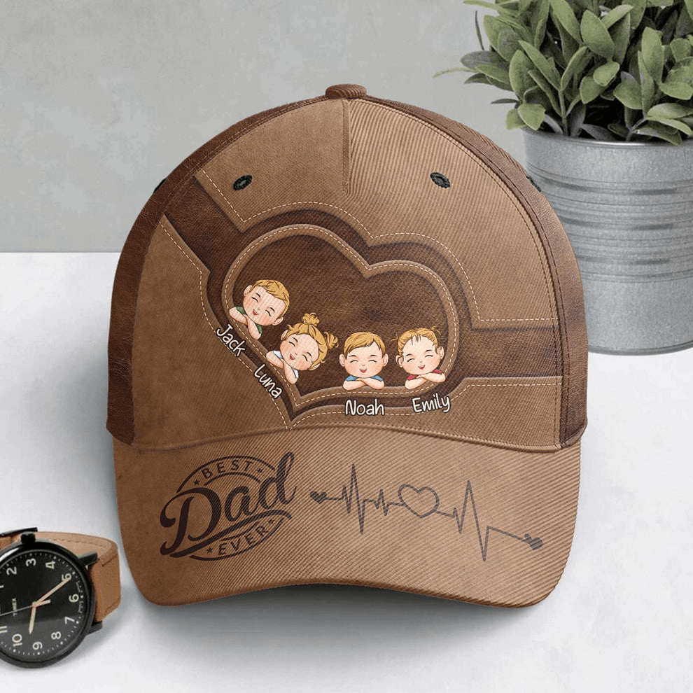 Best Dad Ever - Personalized Classic Cap - Father's Day Gift for Dad, Papa, Grandpa, Daddy, Dada - Suzitee Store