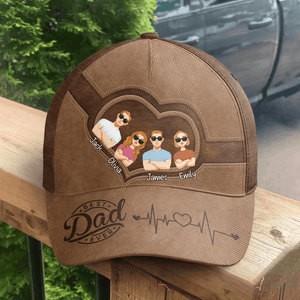 Best Dad Ever Adult Version - Personalized Classic Cap - Father's Day Gift for Dad, Papa, Grandpa, Daddy, Dada