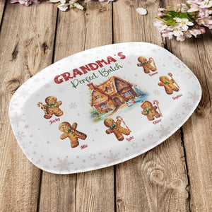 Grandma's Perfect Batch Christmas - Personalized Platter - Christmas Gift Grandma/Nana/Mimi, Mom, Grandparent