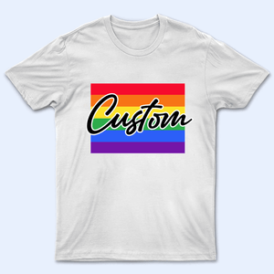 Custom Photo Love Is Love Pride Flag LGBT Couple | Personalized Gift For Pride Month, Valentine, Anniversary, Husband Wife, Girlfriend, Boyfriend, Her/Him, Family | T-shirts - Suzitee Store