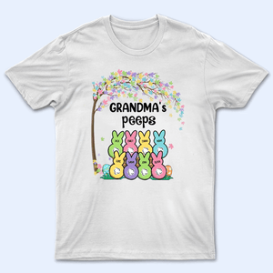 Grandma's Bunnies Easter Custom Kid's Name - Personalized Custom T Shirt - Easter, Birthday, Loving, Funny Gift for Grandma/Nana/Mimi, Mom, Wife, Grandparent - Suzitee Store