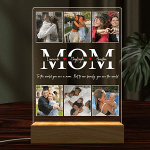 Best Mom Ever - Custom Photo LED Night Light - Personalized Mother's Day Gift for Mom, Mommy, Mother, Stepmom | Birthday, Anniversary Gifts for Her