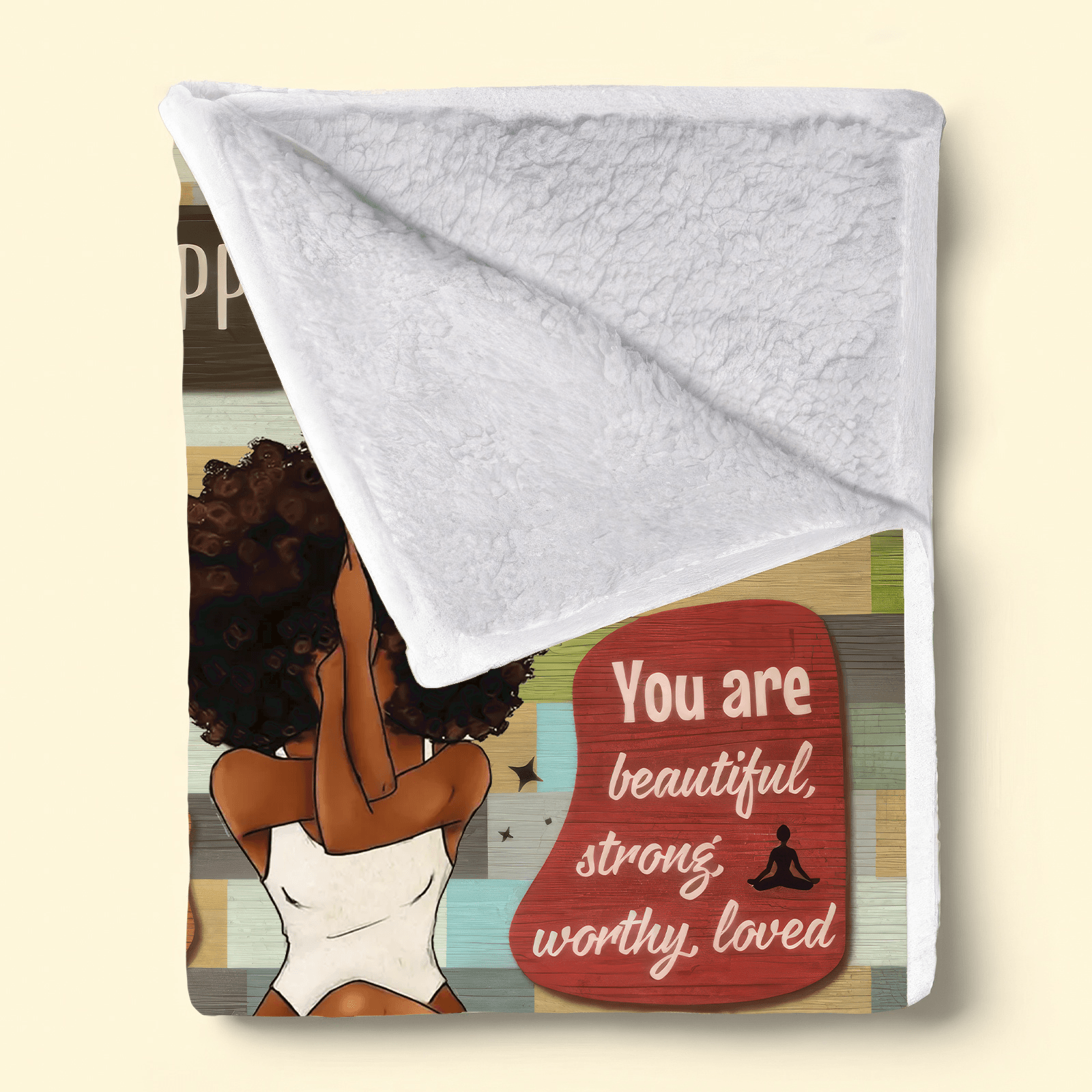 I Am Black Woman - Gift for Black Woman, Sister, Mother, Friends, or Mentor, African American, Black History Month, Juneteenth | Blanket - Suzitee Store