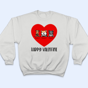 All Heart For My Dogs - Personalized Custom T Shirt - Birthday, Loving, Funny Gift For Dog Dad, Dog Owner, Dog Lovers - Suzitee Store