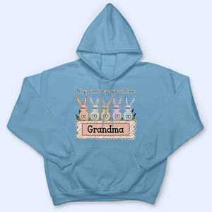 My Favorite Bunnies Call Me Grandma - Easter, Easter Sunday Personalized Custom T Shirt - Birthday, Loving, Funny Gift for Grandma/Nana/Mimi, Mom, Wife, Grandparent - Suzitee Store