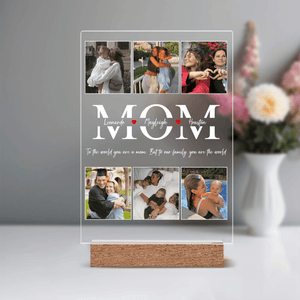 Best Mom Ever - Custom Photo LED Night Light - Personalized Mother's Day Gift for Mom, Mommy, Mother, Stepmom | Birthday, Anniversary Gifts for Her