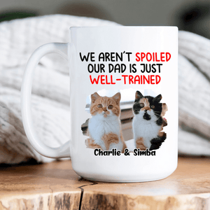 Custom Photo We Aren't Spoiled - Personalized Gift for Dog/Cat Lovers, Pet Lovers, Dog Mom, Cat Mom, Dog Dad, Cat Dad - Suzitee Store