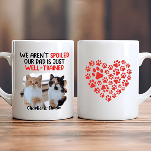 Custom Photo We Aren't Spoiled - Personalized Gift for Dog/Cat Lovers, Pet Lovers, Dog Mom, Cat Mom, Dog Dad, Cat Dad - Suzitee Store