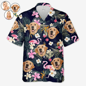 Custom Photo Summer Time - Dog & Cat Personalized Custom Unisex Tropical Hawaiian Aloha Beach Shirt - Funny, Loving Family Summer Vacay Vacation Gift, Birthday Gifts For Men, Women, Kids, Pet Owners, Pet Lovers - Suzitee Store