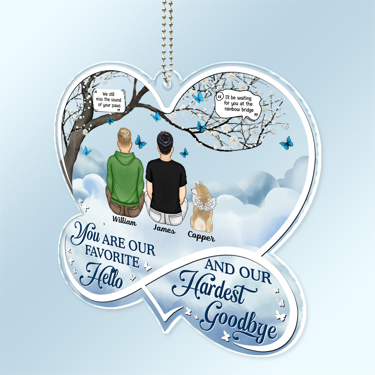 If Love Could Have Saved You - Personalized Acrylic Car Hanger - Memorial Gift For Pet Lovers, Dog Mom, Dog Dad, Cat Mom, Cat Dad