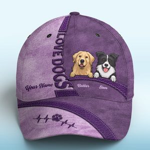 Life Is Better With Dogs/Cats - Personalized Classic Cap - Gift for Dog Lovers, Cat Lovers, Pet Owners