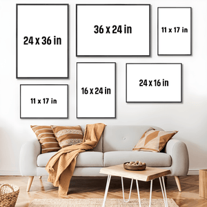 Holding Family Hands - Personalized Vertical Poster - Gift For Mom and Dad, Mother's Day, Father's Day - Suzitee Store