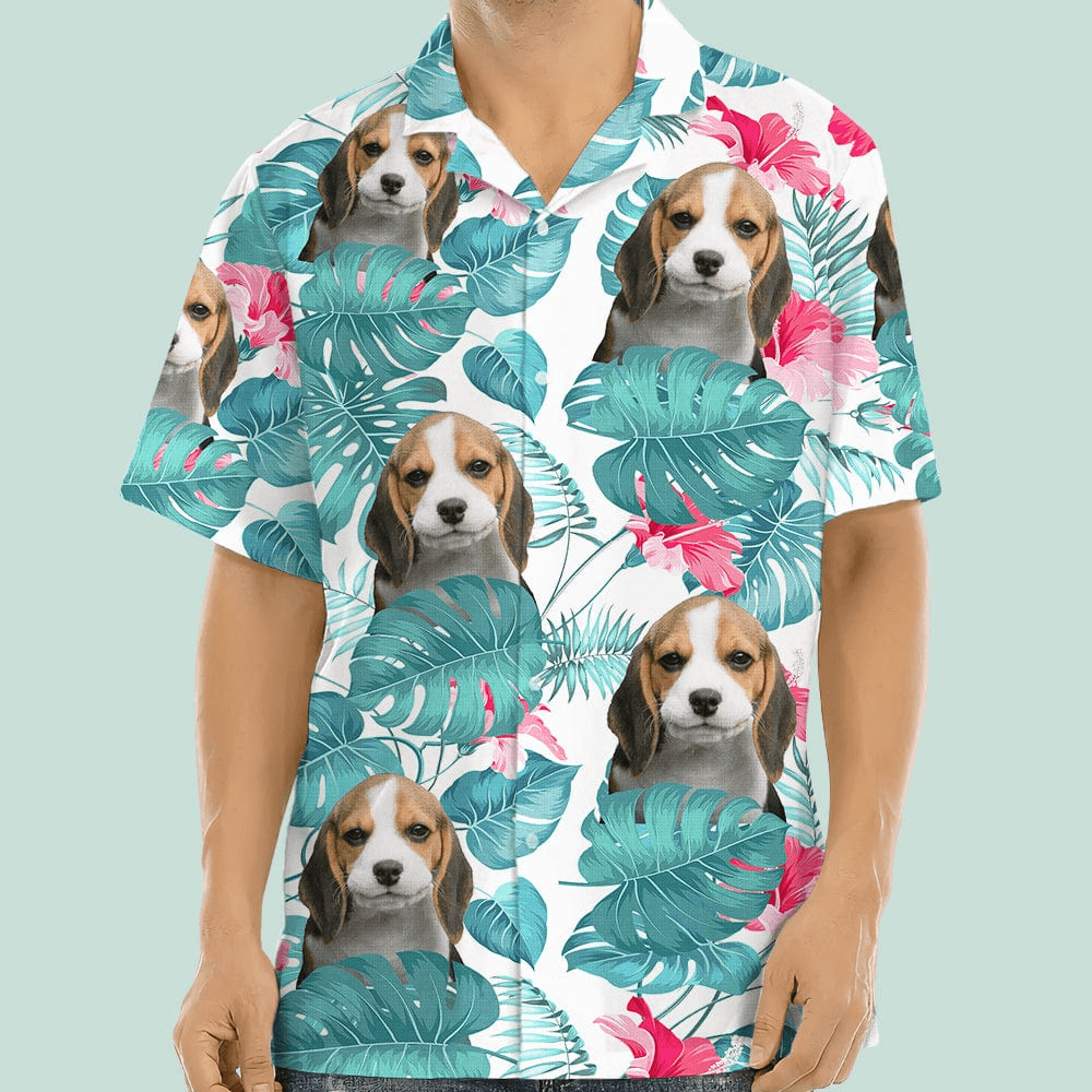 Custom Photo Summer Time - Personalized Custom Unisex Tropical Hawaiian Aloha Beach Shirt - Funny, Loving Family Summer Vacay Vacation Gift, Birthday Gifts For Men, Women, Kids