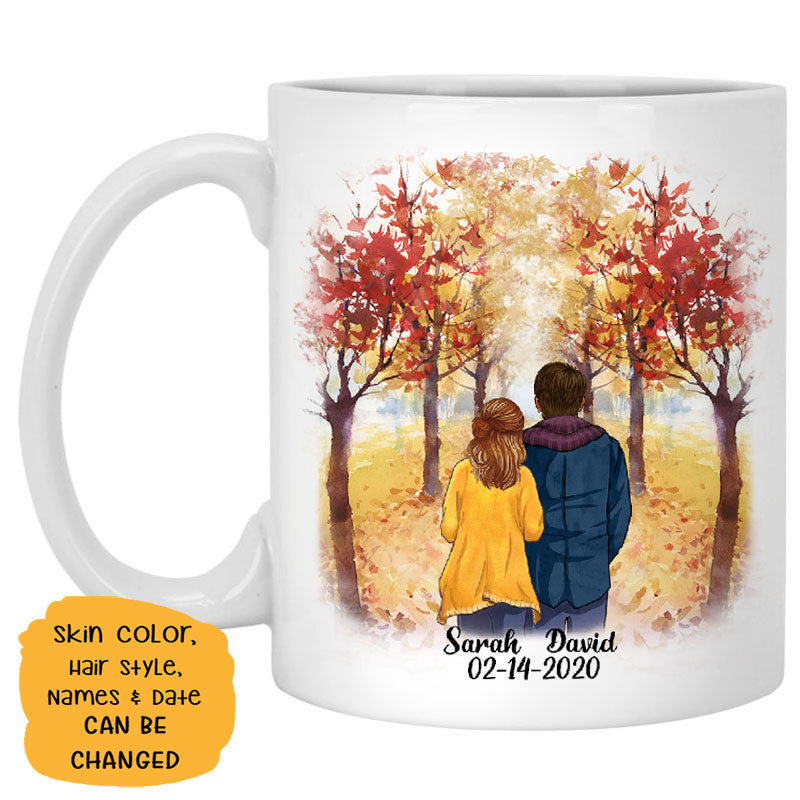 To My Husband To The World You Are One Person - Personalized Mug - Fall/Autumn Gift for Him, Husband