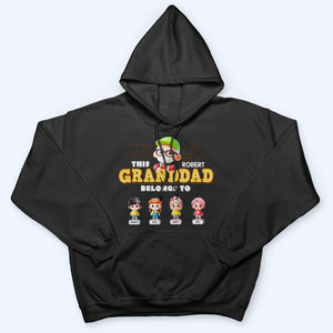 This Grandpa Belongs To - Personalized Custom T Shirt - Gift for Grandma/Grandparent