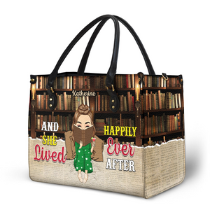 Just A Girl Who Loves Books - Custom Handbag - Personalized Gift For Women, Reading Lovers, Book Lovers