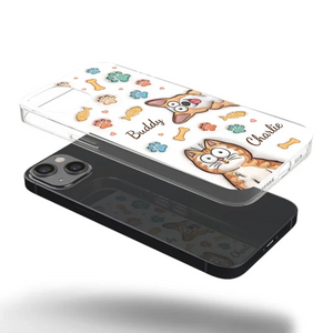 All You Need Is Love And A Dog/Cat - Personalized Custom 3D Inflated Effect Printed Clear Phone Case - Gift for Dog Lovers, Cat Lovers, Pet Lovers