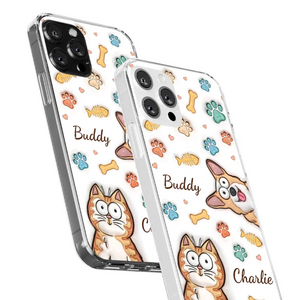 All You Need Is Love And A Dog/Cat - Personalized Custom 3D Inflated Effect Printed Clear Phone Case - Gift for Dog Lovers, Cat Lovers, Pet Lovers