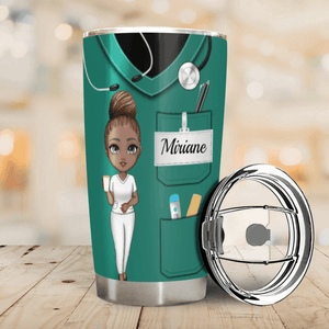 Nurse Nutrition Facts - Personalized Custom 20oz Fat Tumbler Cup - Personalized Gift For Her, Besties, Friends, Sister, Soul Sisters - Suzitee Store