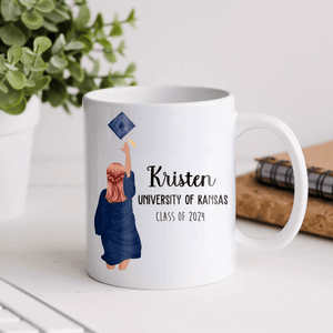 I'm So Done With This BS - Personalized Printed Mug - Graduation Gifts, Presents & Ideas For Her, Grad Ceremony, Commencement, Convocation, College & Uni University - Suzitee Store