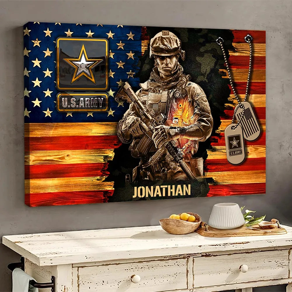 Personalized Ebony US Army Flag, Military Gift, Wood Flag, Military Veteran Gift, Personalized Gift, Rustic newest American Flag