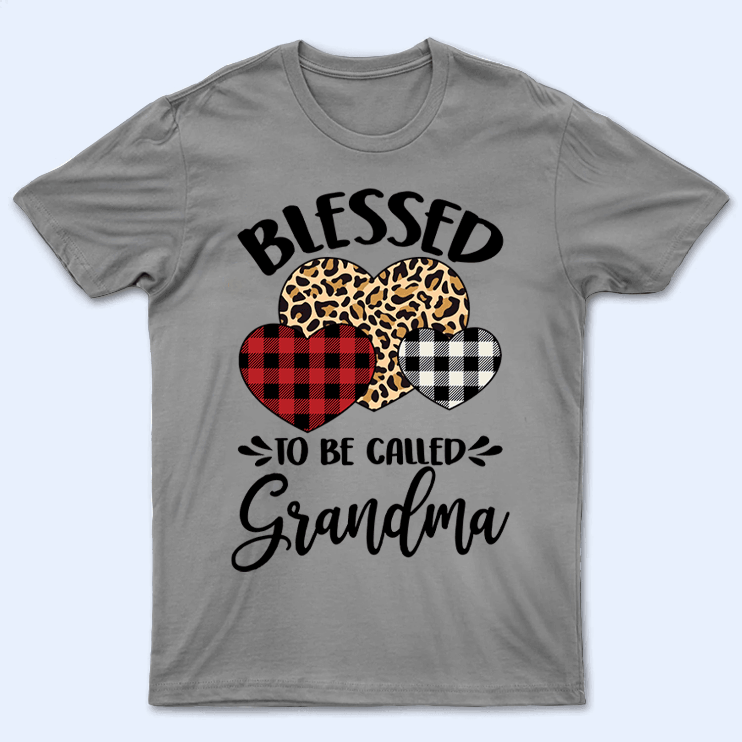 Blessed To Be Called Grandma - Personalized Custom T Shirt - Gift for Grandma/Nana/Mimi, Mom, Wife, Grandparent - Suzitee Store