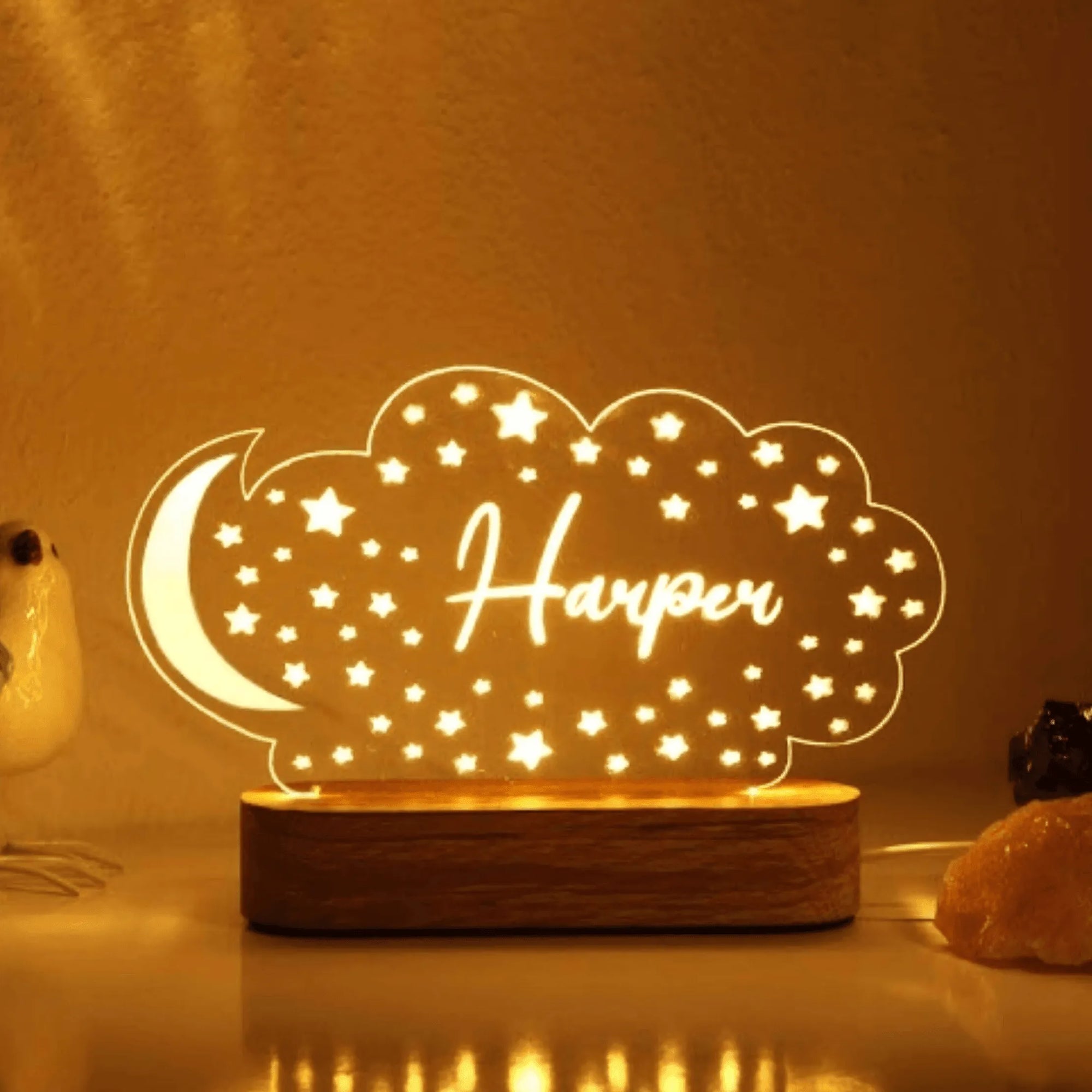 Custom Gifts for Boy, Girl - Personalized Night Light for Kids, Children, Grandchildren, Son, Grandson, Daughter, Granddaughter | Birthday, Bedroom