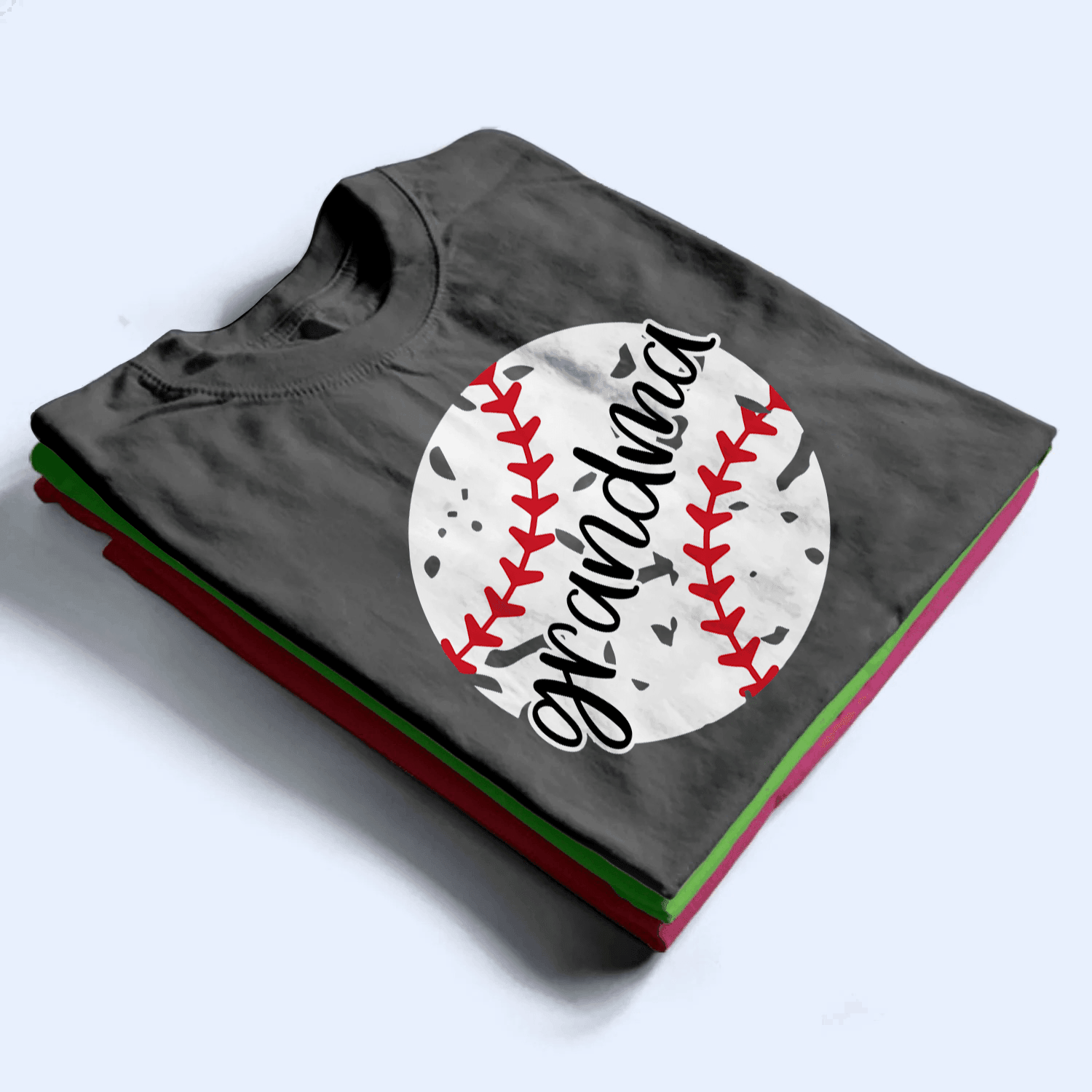 Distressed Baseball Grandma - Personalized Custom T Shirt - Birthday, Loving, Funny Gift for Grandma/Nana/Mimi, Mom, Wife, Grandparent - Suzitee Store