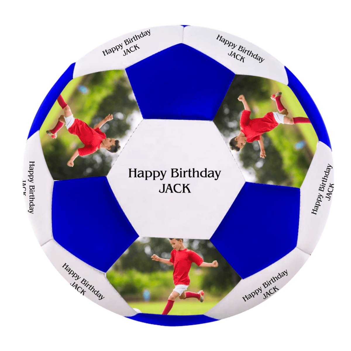 Custom Photo Soccer Ball For Child - Personalized Gift For Soccer Players, Kids, Grandkids, Son/Daughter
