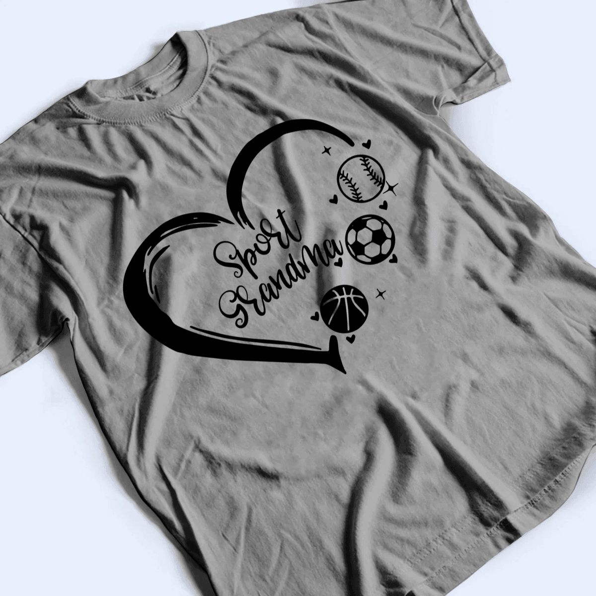 Sport Grandma - Personalized Custom T Shirt - Birthday, Loving