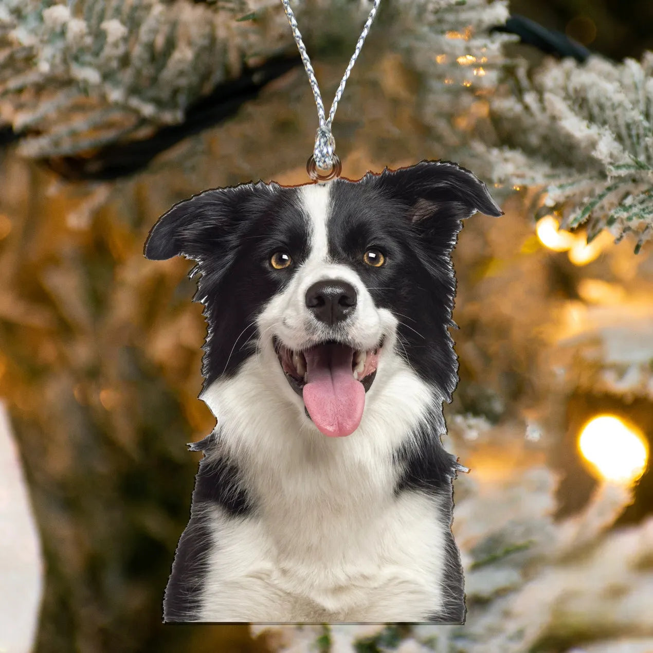 Personalized Dog Photo Ornament, Christmas Gifts, Memorial Gifts, Dog Lover Gifts, Pet Owner Gifts, Custom Christmas Picture Ornament