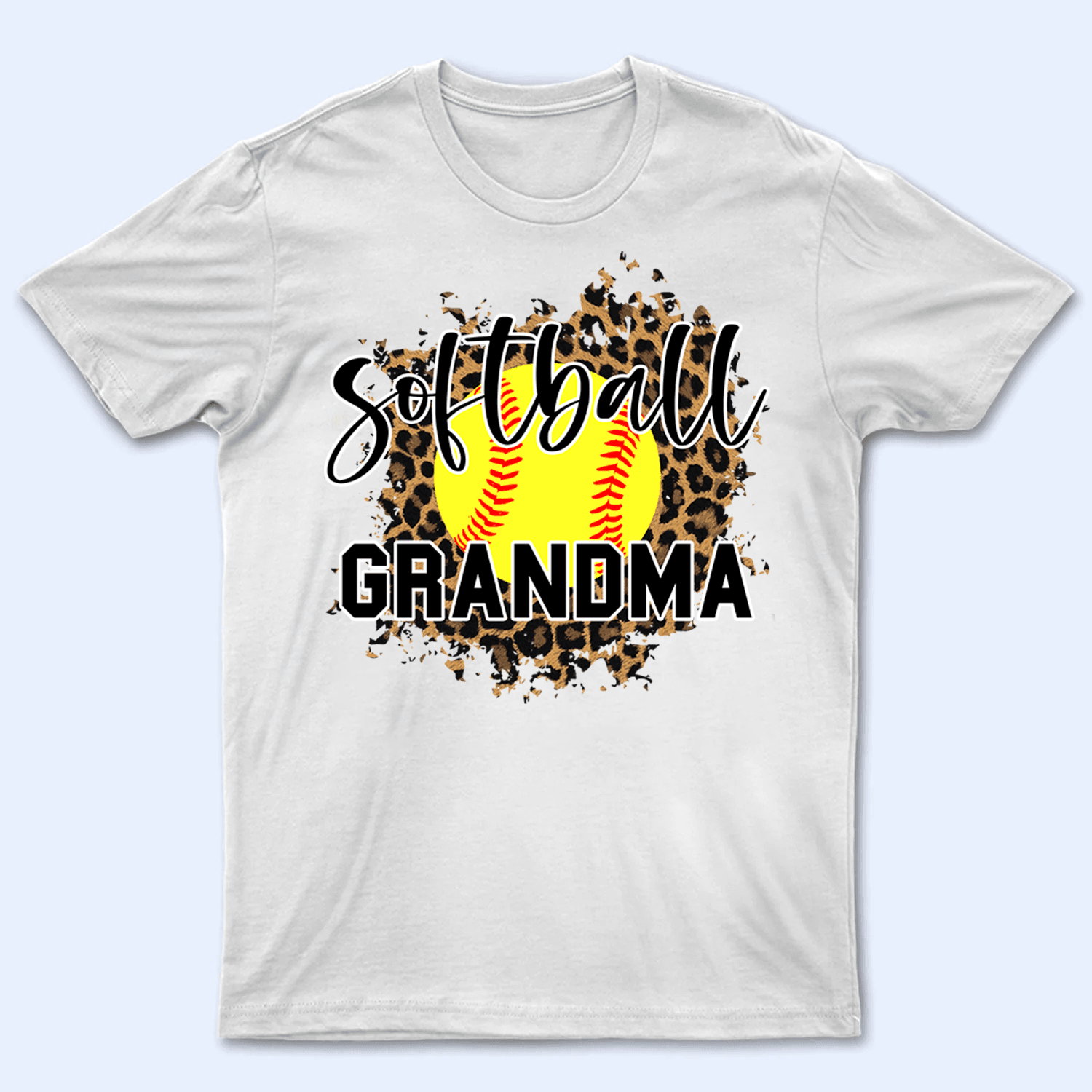 Leopard Sport Grandma - Personalized Custom T Shirt - Birthday, Loving, Funny Gift for Grandma/Nana/Mimi, Mom, Wife, Grandparent - Suzitee Store