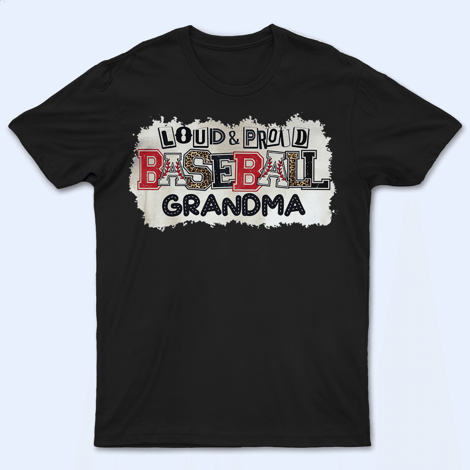 Loud And Proud Grandma Paper Pattern - Personalized Custom T Shirt - Birthday, Loving, Funny Gift for Grandma/Nana/Mimi, Mom, Wife, Grandparent - Suzitee Store