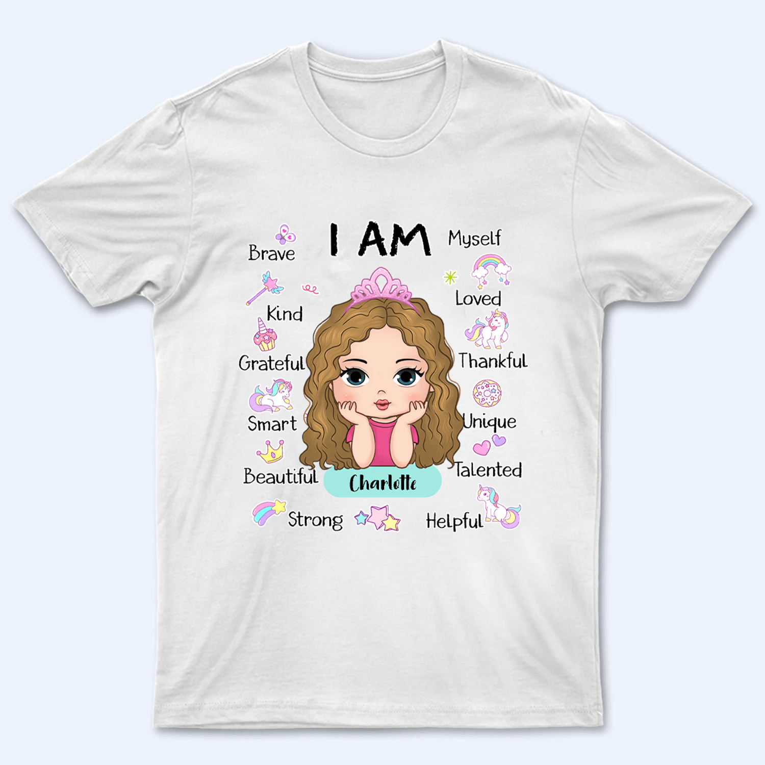 Custom Tshirt for Kids Back to School, I Am Kind & Smart | Personalized for Kids, Son, Daughter | Kindergarten, Pre-K, Preschool, First Day Of School