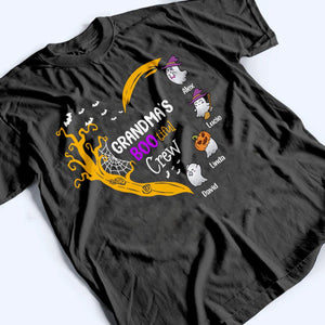 Family's Bootiful Crew - Personalized Custom T Shirt - Halloween Gift for Grandma/Nana/Mimi, Mom, Wife, Grandparent