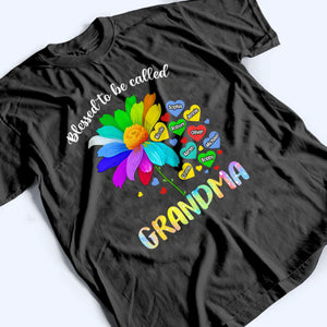 Blessed To Be Called Grandma - Personalized Custom T Shirt - Gift for Grandma/Grandparent