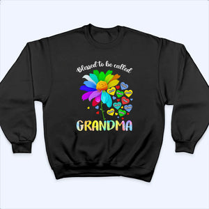 Blessed To Be Called Grandma - Personalized Custom T Shirt - Gift for Grandma/Grandparent