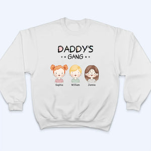 Grandpa Gang With Grandkids - Personalized Custom T Shirt - Gift For Grandma/Grandpa, Grandparent