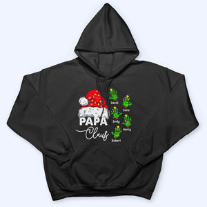 Grandpa Christmas Papa Claus - Personalized Custom T Shirt - Christmas Gift for Grandma/Grandpa, Grandparent