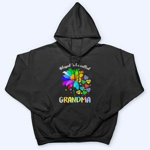 Blessed To Be Called Grandma - Personalized Custom T Shirt - Gift for Grandma/Grandparent