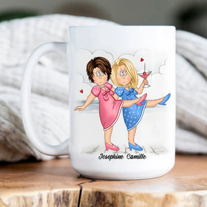 Unbiological Sister - Personalized Custom Mug - Gift For Him/Her, Besties, Friends, Sister