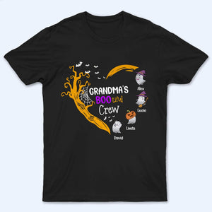 Family's Bootiful Crew - Personalized Custom T Shirt - Halloween Gift for Grandma/Nana/Mimi, Mom, Wife, Grandparent