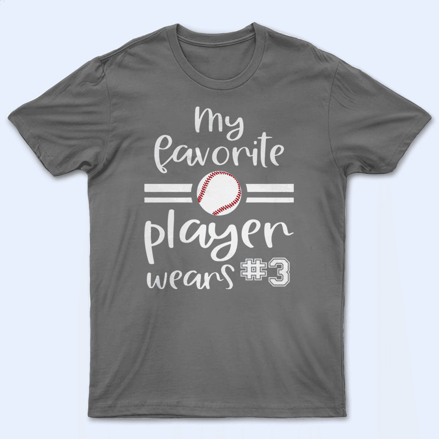 My Favorite Player Wears - Personalized Custom T Shirt - Birthday, Loving, Funny Gift for Grandma/Nana/Mimi, Mom, Wife, Grandparent - Suzitee Store