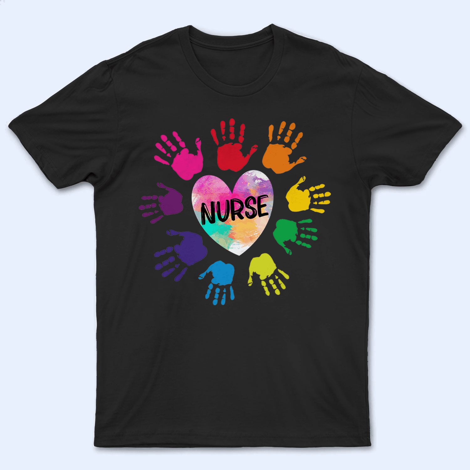 Nurse Heart - Personalized Custom T Shirt - Birthday, Loving, Funny Gift for Nurse, CNA, Healthcare, Registered RN - Suzitee Store